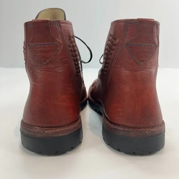 Vintage The Last Footwear Company LTD Shoemakers Leather Boots Made in NZ