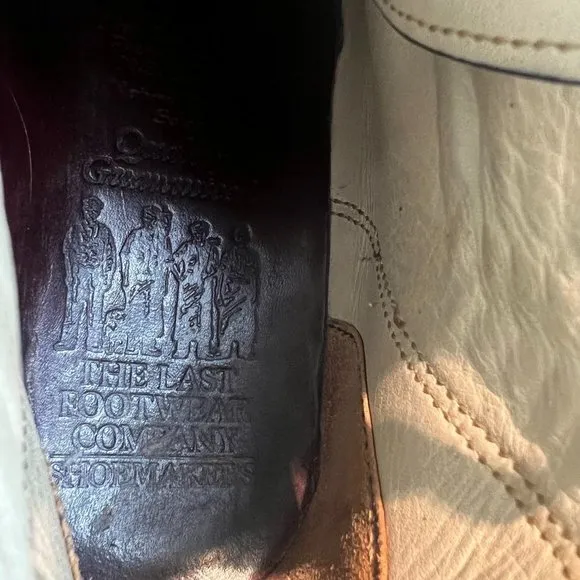 Vintage The Last Footwear Company LTD Shoemakers Leather Boots Made in NZ