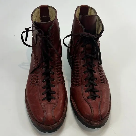 Vintage The Last Footwear Company LTD Shoemakers Leather Boots Made in NZ