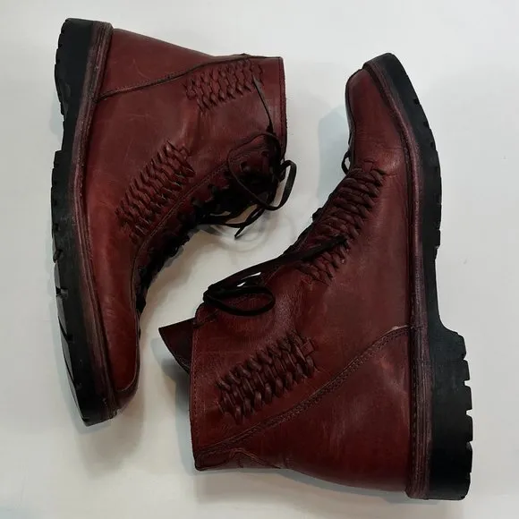 Vintage The Last Footwear Company LTD Shoemakers Leather Boots Made in NZ