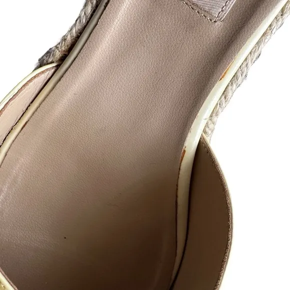 Vintage Valentino Garavani Bow Espadrille Slide Sandals in size 38