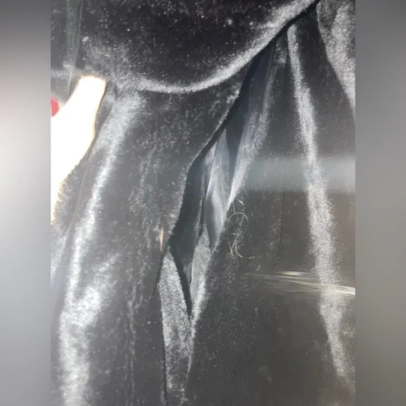 Vintage Velvet Hooded Opera Coat/ Cape
