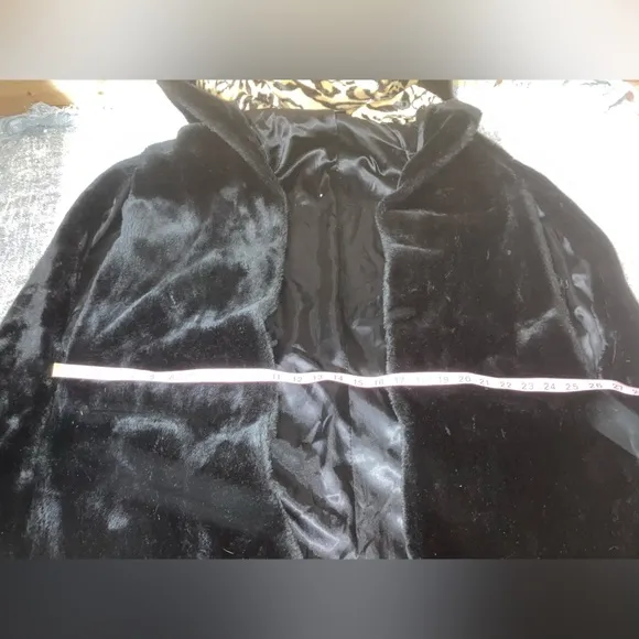 Vintage Velvet Hooded Opera Coat/ Cape