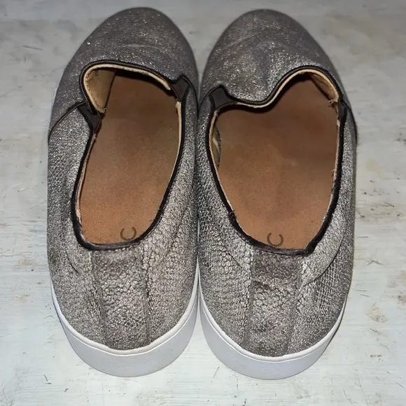 Vionic &quot;Splendid Midi Holiday&quot; Grey Slip On Shoes Sneakers | size 9