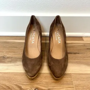 VISCATA BARCELONA ESPADRILLE WEDGES SIZE 36, US 5.5-6
