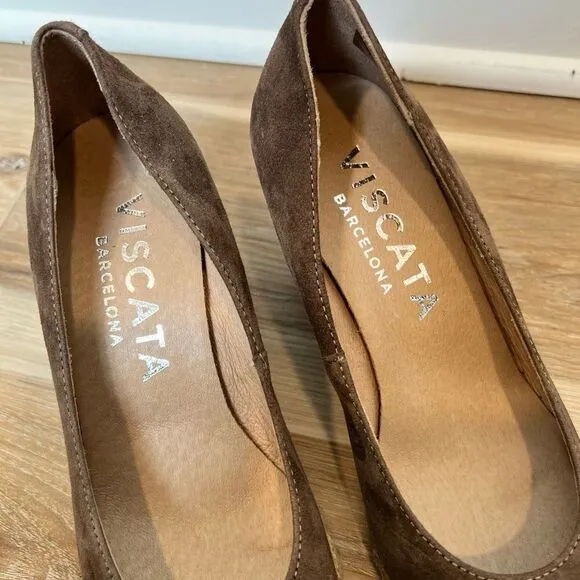 VISCATA BARCELONA ESPADRILLE WEDGES SIZE 36, US 5.5-6