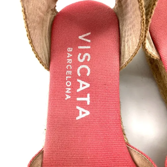 Viscata Barcelona Formiga Pink Espadrille Wedges