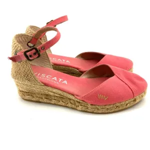 Viscata Barcelona Formiga Pink Espadrille Wedges