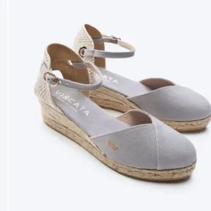 Viscata Barcelona Pubol Canvas Espadrille Wedges