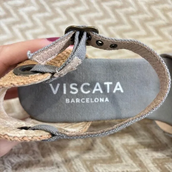 Viscata Barcelona Pubol Canvas Espadrille Wedges
