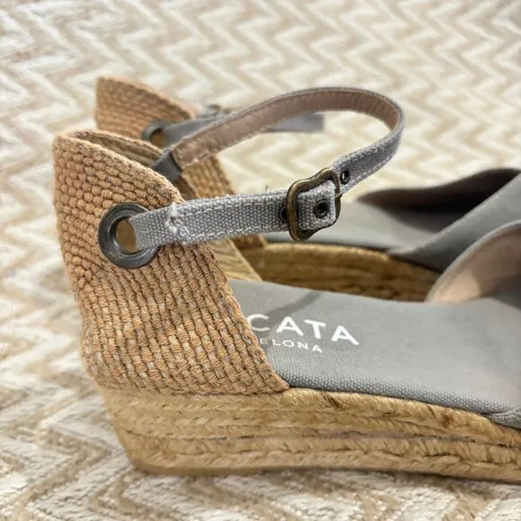 Viscata Barcelona Pubol Canvas Espadrille Wedges