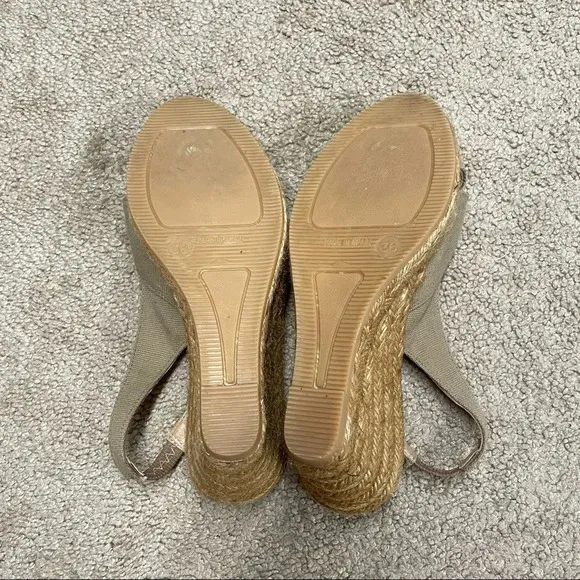 Viscata Calella Canvas Wedges in Tan EU 36