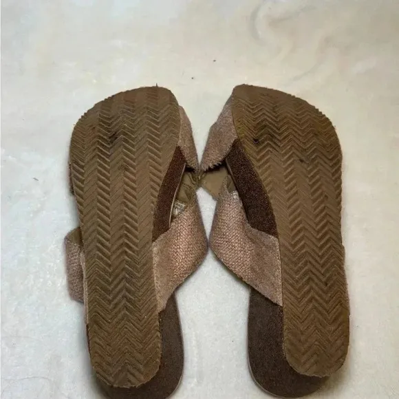Volatile Newcastle Natural Wedges Size 10 Well Worn