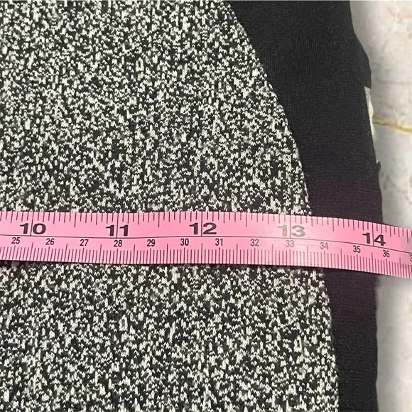 W118 by Walter Baker. Dress XS black/white/grey color block long sleeve zippers