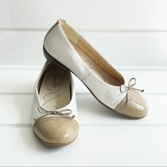 Waldlaufer Women’s Leather Hamiki Ballet Flats Comfort Shoes With Bow Size 9.5