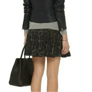 Walter Baker Madeline Animal Print Mini Skirt
