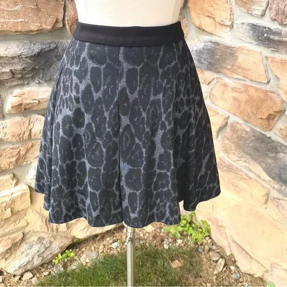 Walter Baker Madeline Animal Print Mini Skirt