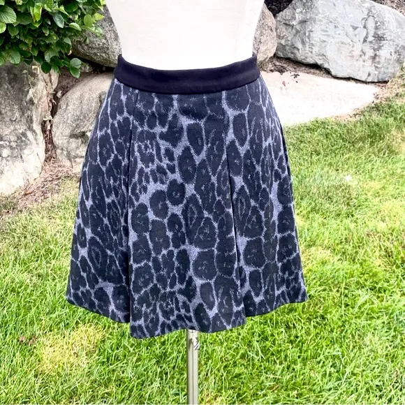 Walter Baker Madeline Animal Print Mini Skirt