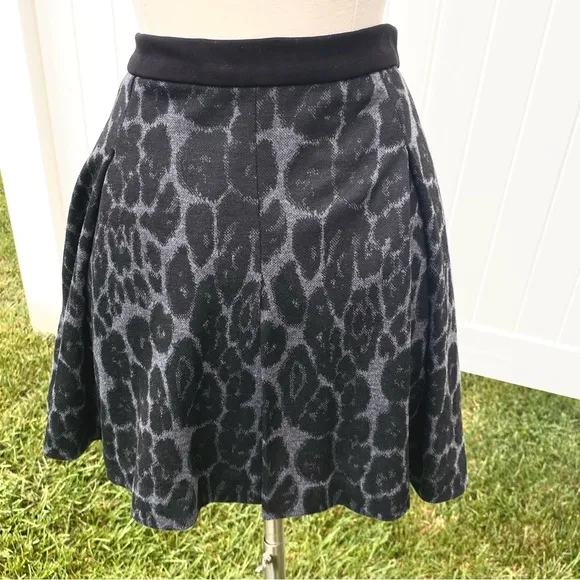 Walter Baker Madeline Animal Print Mini Skirt