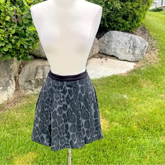 Walter Baker Madeline Animal Print Mini Skirt