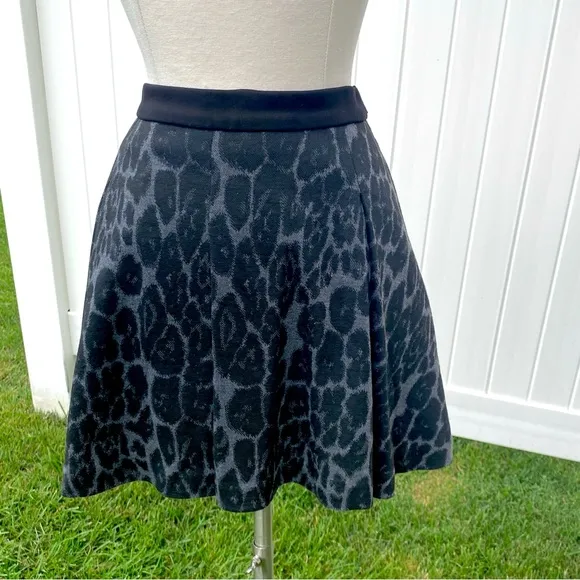 Walter Baker Madeline Animal Print Mini Skirt