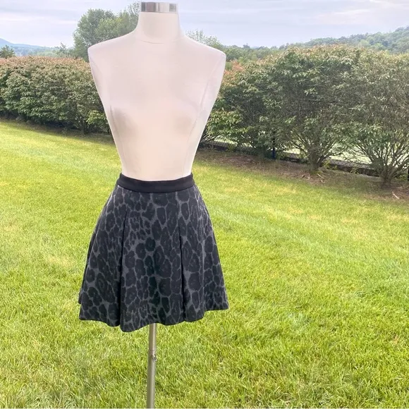 Walter Baker Madeline Animal Print Mini Skirt