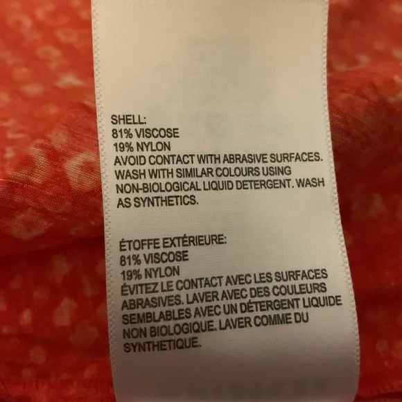 Whistles Red Dot Flower Print Dress