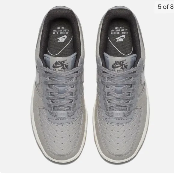 Women NIKE AIR FORCE Wolf Grey Shoes