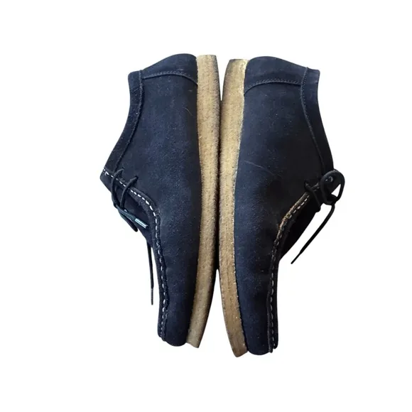 Women Penelope Chilvers Size 42 (US 11) Deep Navy Blue Suede Wallabies Moccasins