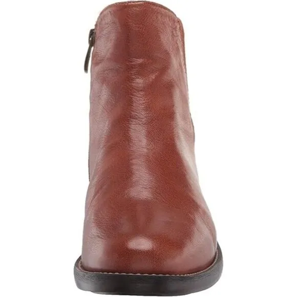 Womens Franco Sarto Marcus Booties Cognac Size: 9.5 NIB