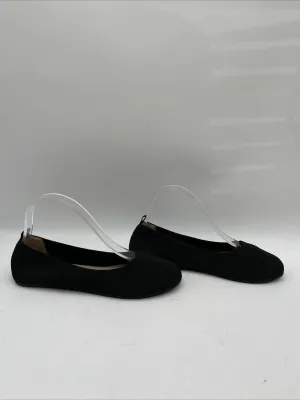Women’s Journee Collection Jersie Foldable Ballet Flat Black Size 8.5 - Very Good