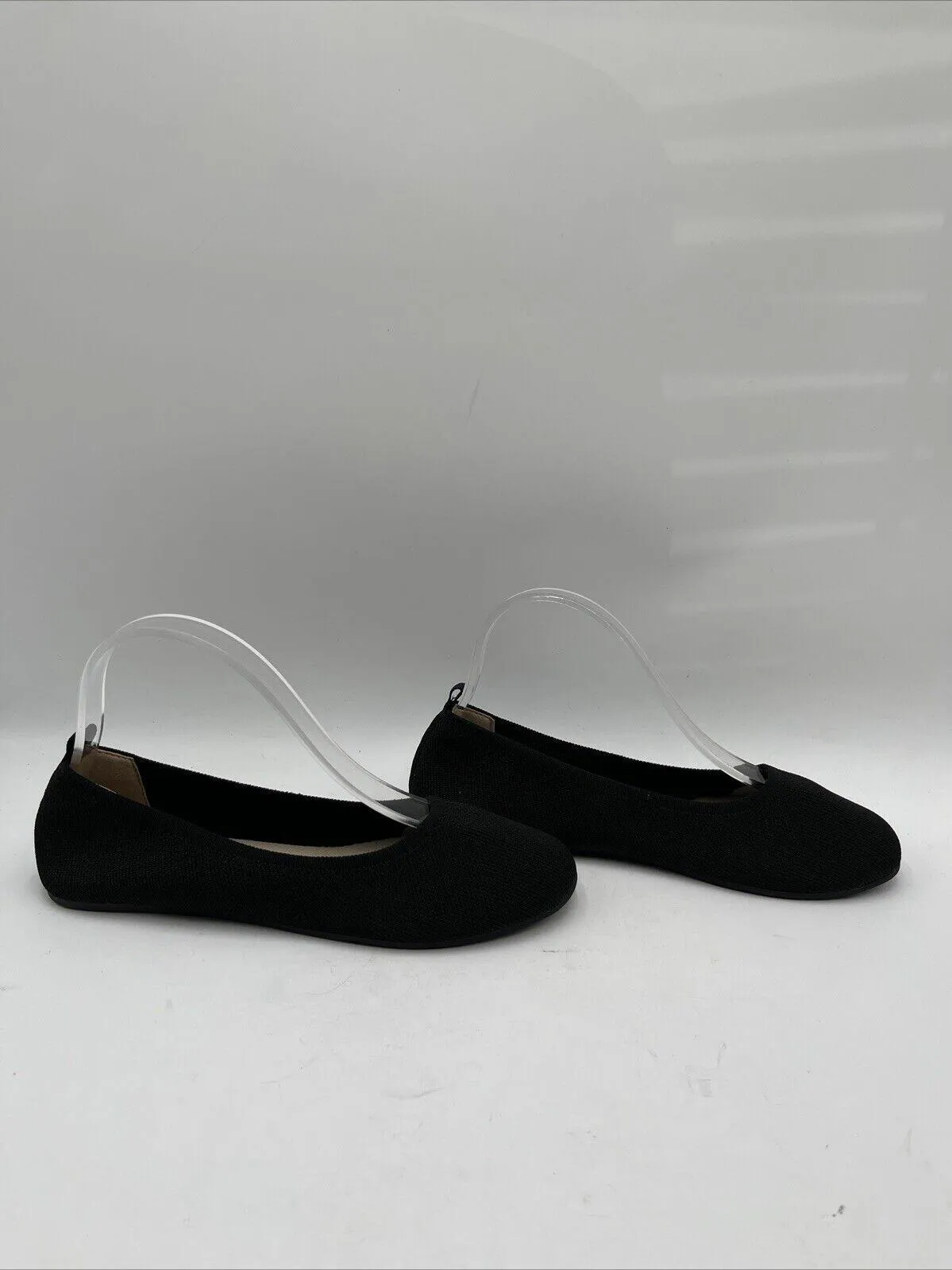 Women’s Journee Collection Jersie Foldable Ballet Flat Black Size 8.5 - Very Good