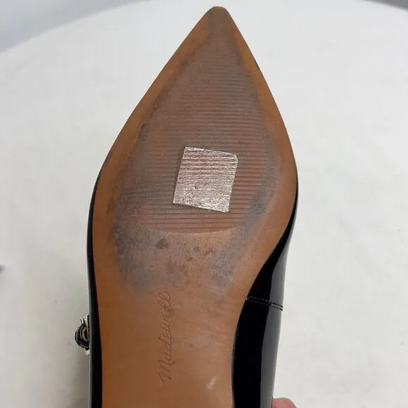 Womens Madewell Size 8 Elsie Mary Jane Flat Black NR856 $138