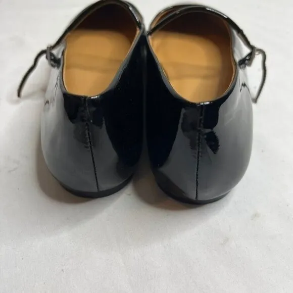 Womens Madewell Size 8 Elsie Mary Jane Flat Black NR856 $138