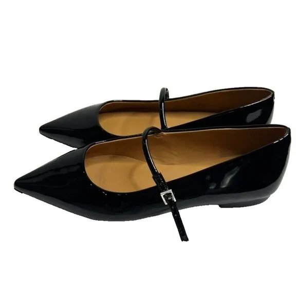 Womens Madewell Size 8 Elsie Mary Jane Flat Black NR856 $138