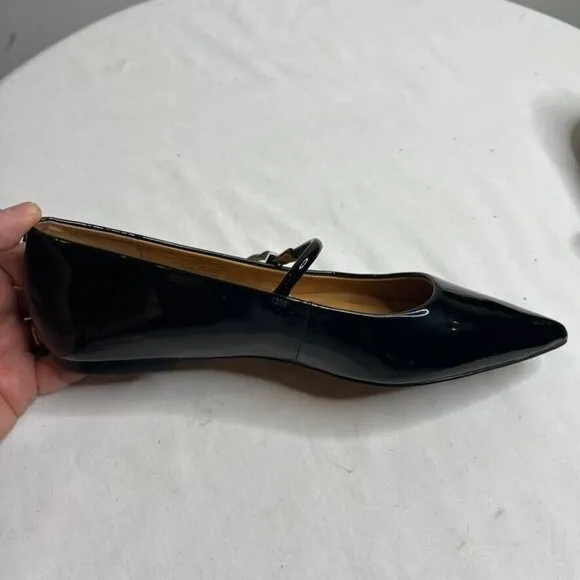 Womens Madewell Size 8 Elsie Mary Jane Flat Black NR856 $138