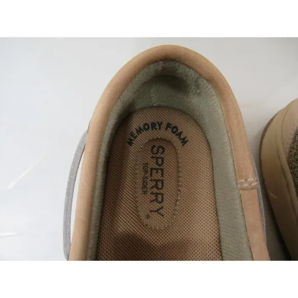 Women's Sperry Top Sider Rosefish Boat Shoes Memory Foam Linen / Oat Size 8.5
