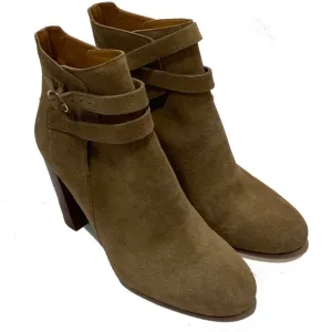 Women's Tan Heeled Boots