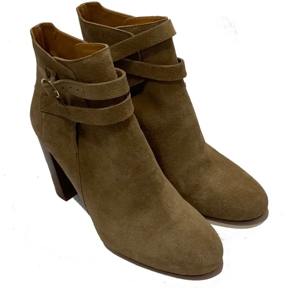 Women's Tan Heeled Boots
