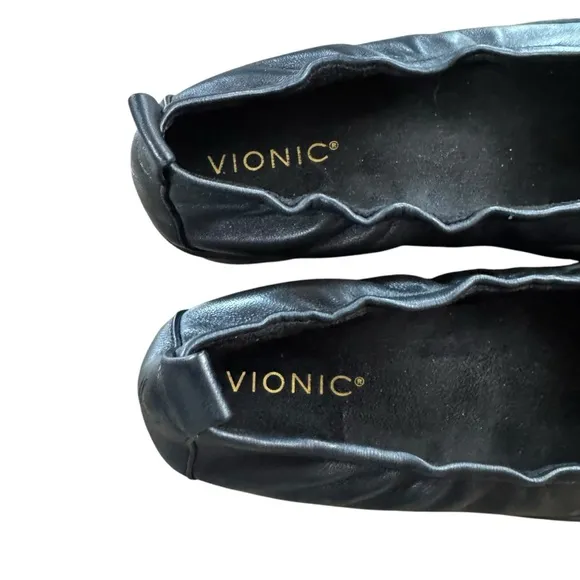 Women’s Vionic Size 7.5 Black Uptown Ballet Flats
