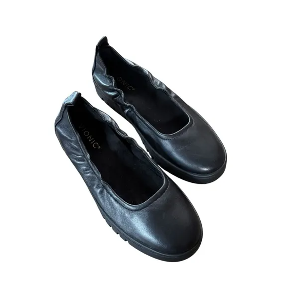 Women’s Vionic Size 7.5 Black Uptown Ballet Flats
