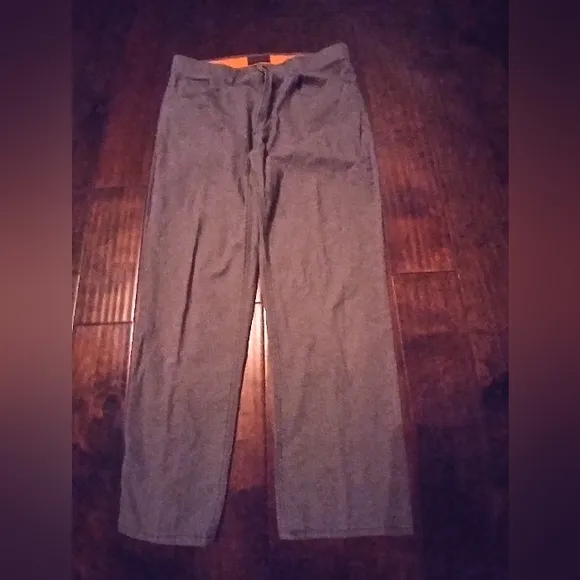 Work‎ Pants Casual Trousers Straight Leg Olive Green Pants
