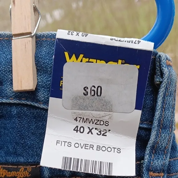 🆕️WRANGLER REGULAR FIT COWBOY CUT(OVER BOOTS) 40×32 JEANS
