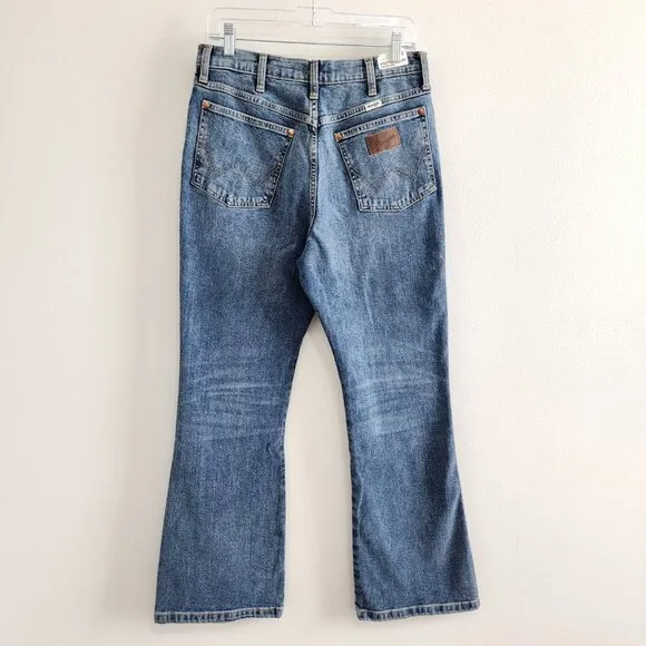 Wrangler Westward 626 Bootcut Jeans High Rise boots Western Blue Size 31 NWT