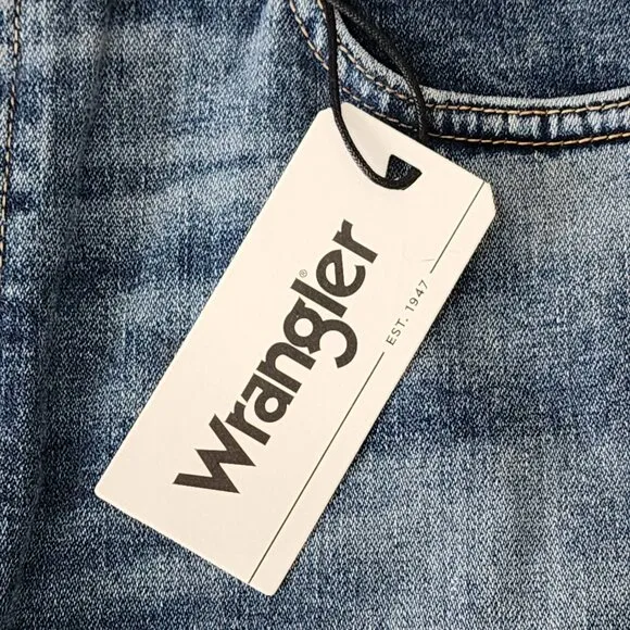 Wrangler Westward 626 Bootcut Jeans High Rise boots Western Blue Size 31 NWT