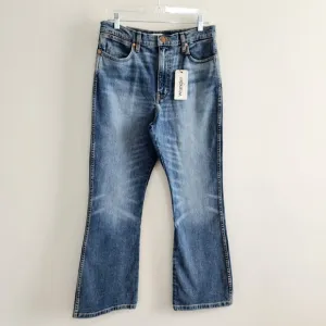 Wrangler Westward 626 Bootcut Jeans High Rise boots Western Blue Size 31 NWT