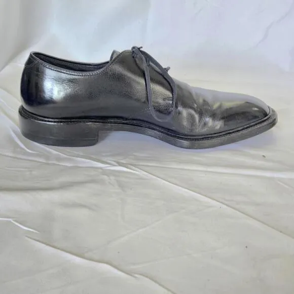 Wright Arch Support Union Black Derby Leather Dress Shoes Fit 9.5/10 Size 7.5D