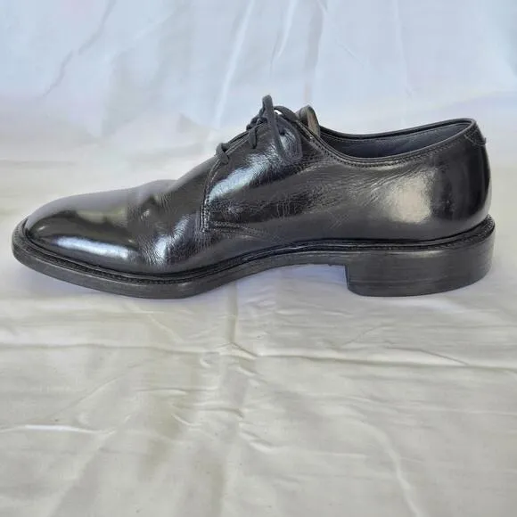 Wright Arch Support Union Black Derby Leather Dress Shoes Fit 9.5/10 Size 7.5D