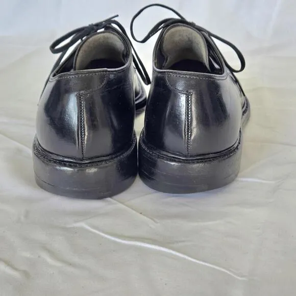 Wright Arch Support Union Black Derby Leather Dress Shoes Fit 9.5/10 Size 7.5D