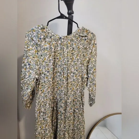 XIRENA Annieka Maxi Floral Dress SZ M Ivory Flora New Nwt